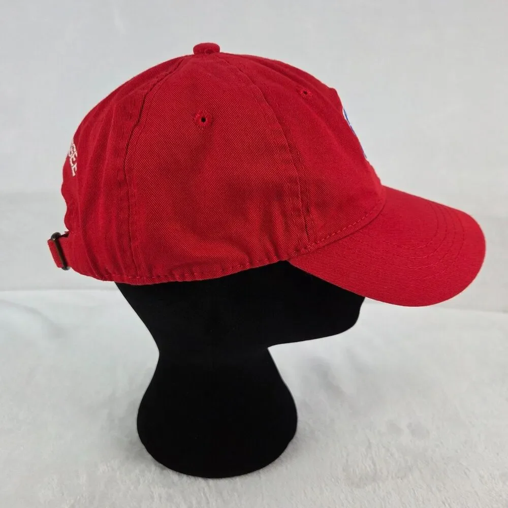 Tennessee Titans Tristar Logo Red Adjustable Baseball Cap Hat Strapback‎